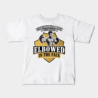 elbowed Muay Thai Kids T-Shirt